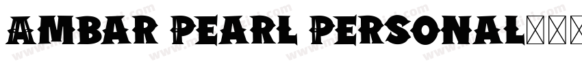 Ambar Pearl Personal字体转换